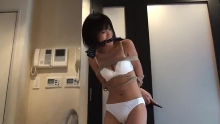 Una atractiva asiática se divierte con un fetiche muy caliente.