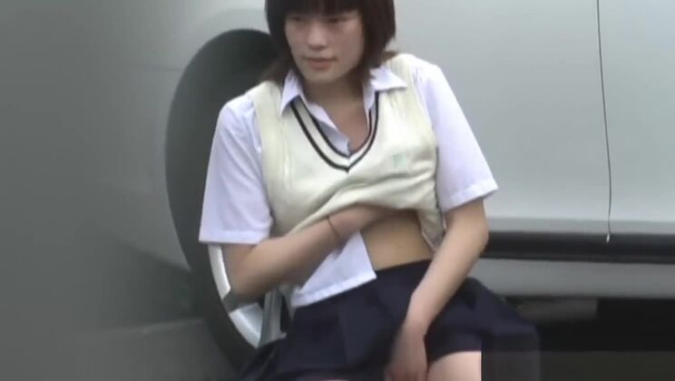 Adolescente japonesa en bañeras coño