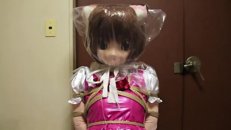 cocoasoft bondage japonés juego de respiración kigurumi bondage wsm_mikeneko_chair