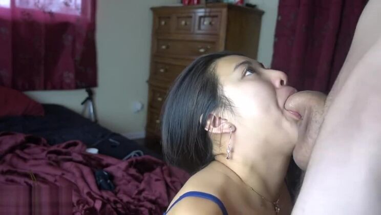 ¡GARGANTA para mi novia asiática! asukisukigirl maestra de las mamadas