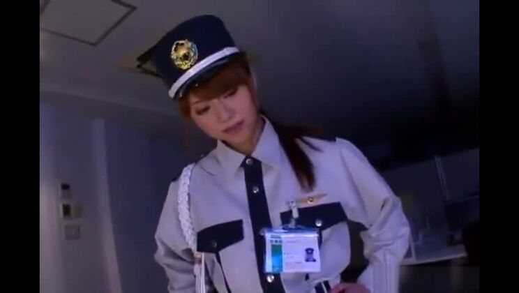 Trabajo de pies de policía japonés